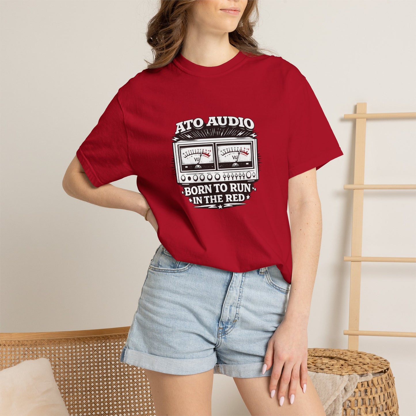 Born to Run In The Red Tape Cassette T-Shirt