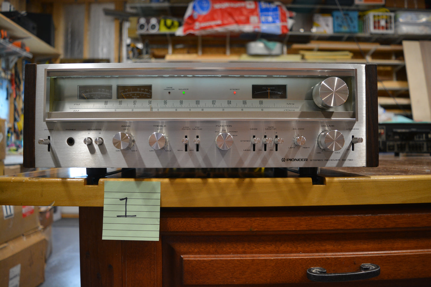 **SERVICED** Pioneer SX-780 Vintage Stereo Receiver **WORKING** 1