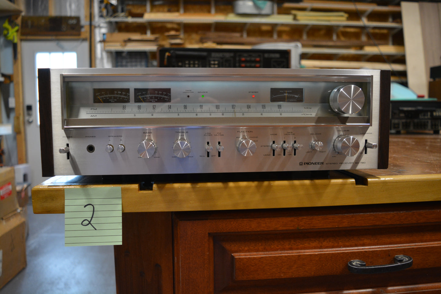 **SERVICED** Pioneer SX-780 Vintage Stereo Receiver **WORKING** 2