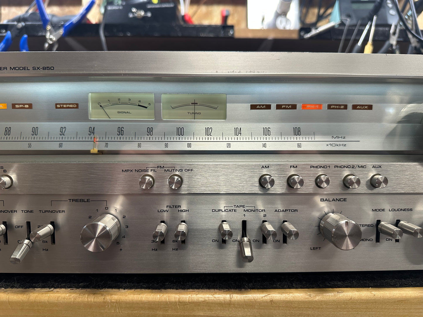 **SERVICED** Pioneer SX-850 Vintage Stereo Receiver