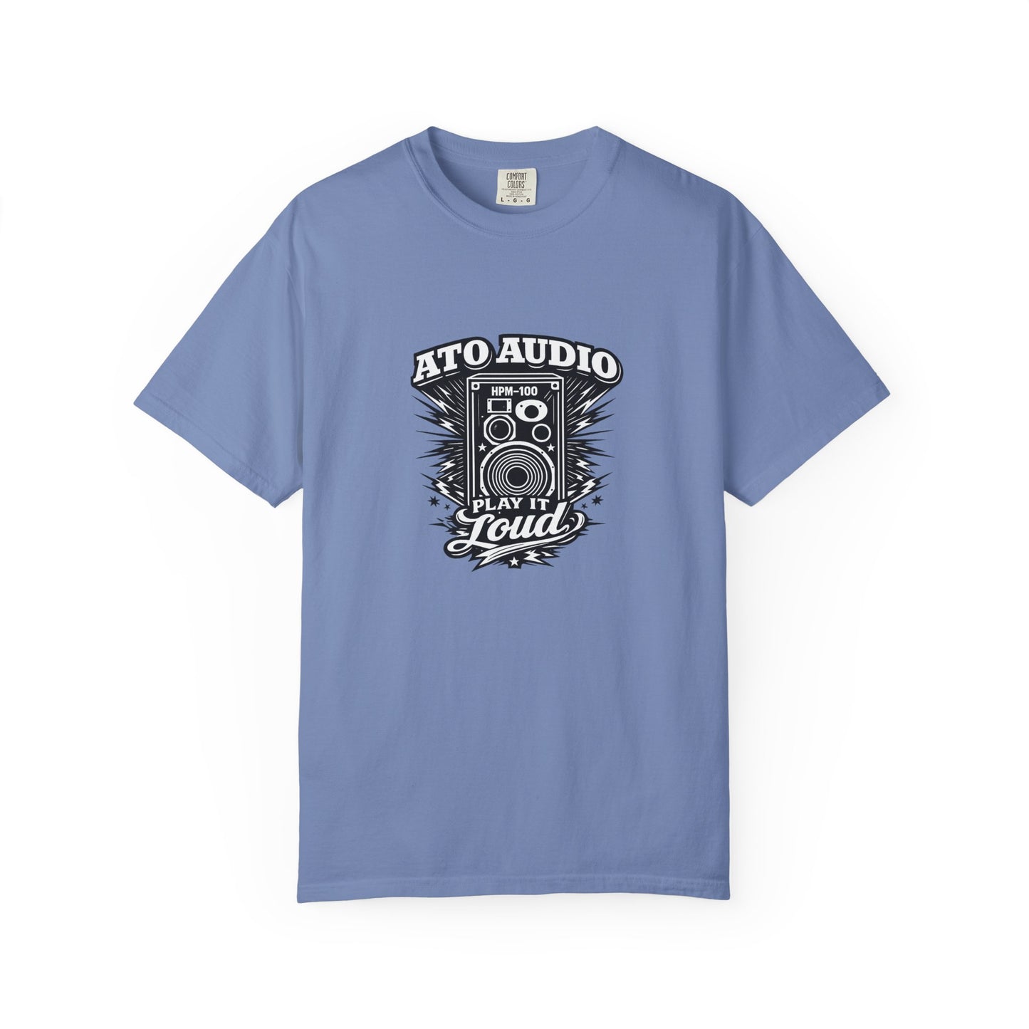 Audio Speaker Vintage T-Shirt — "Play It Loud" Graphic Tee