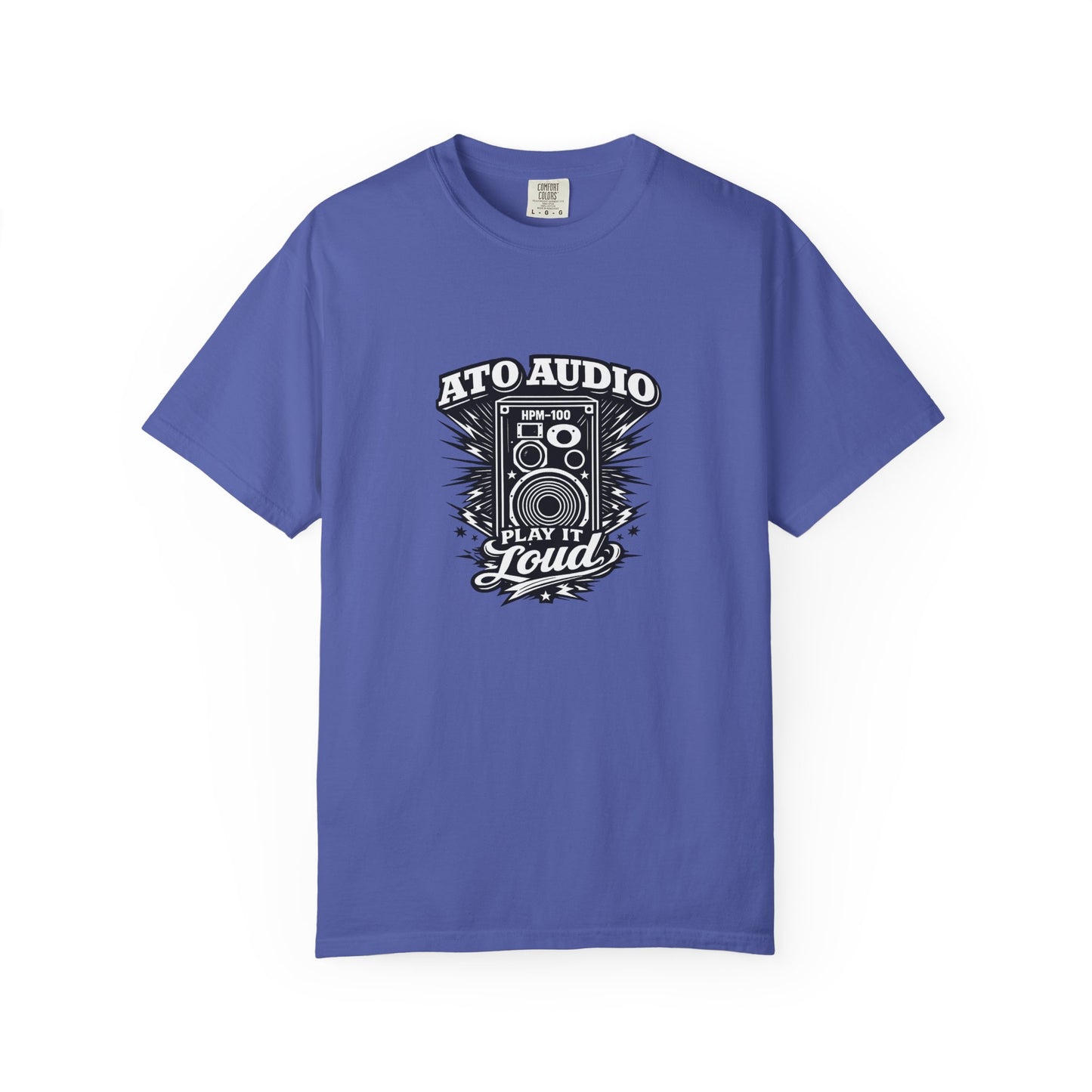 Audio Speaker Vintage T-Shirt — "Play It Loud" Graphic Tee