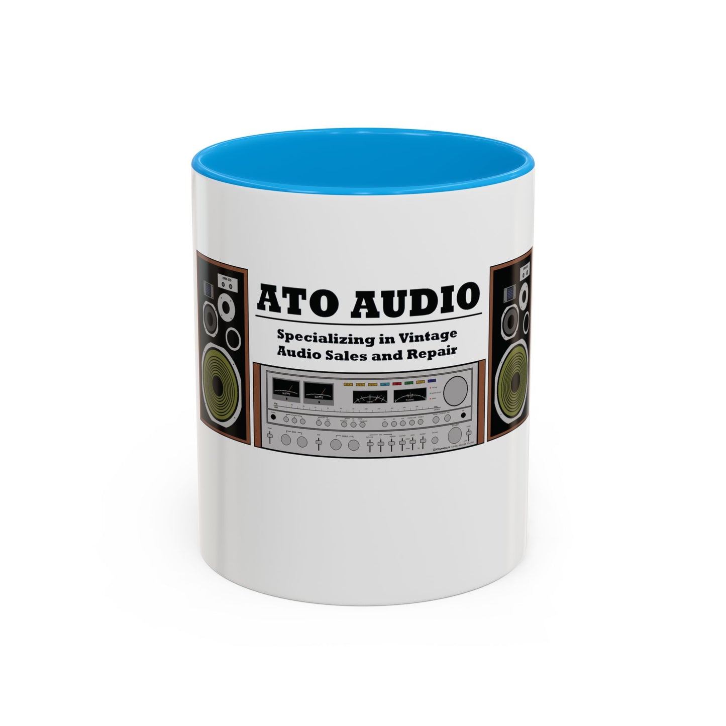 The ATO Audio "Analog Morning" Accent Mug (11oz, 15oz)