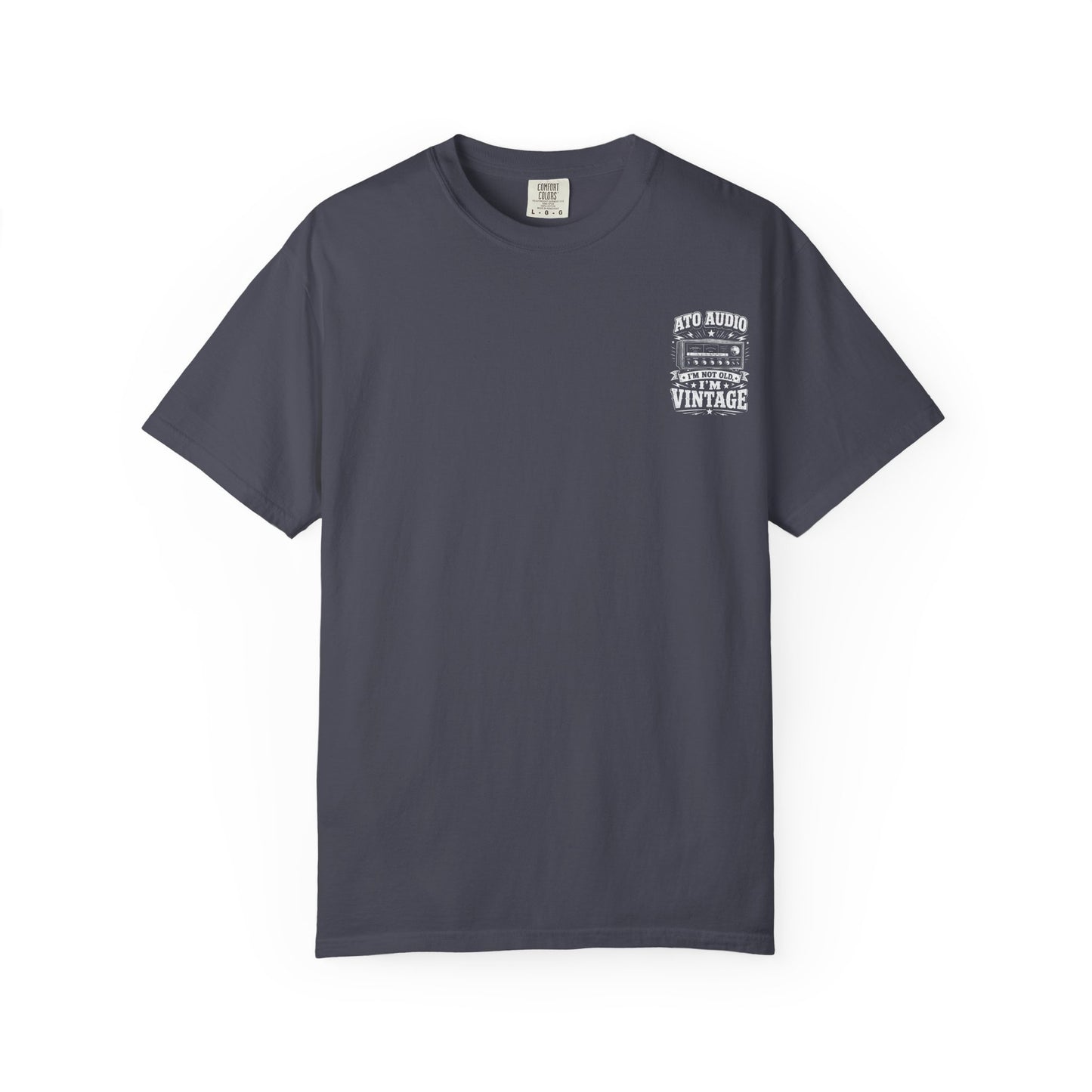 Vintage Audio T-Shirt — "I'm Not Old, I'm Vintage" Retro Stereo Tee