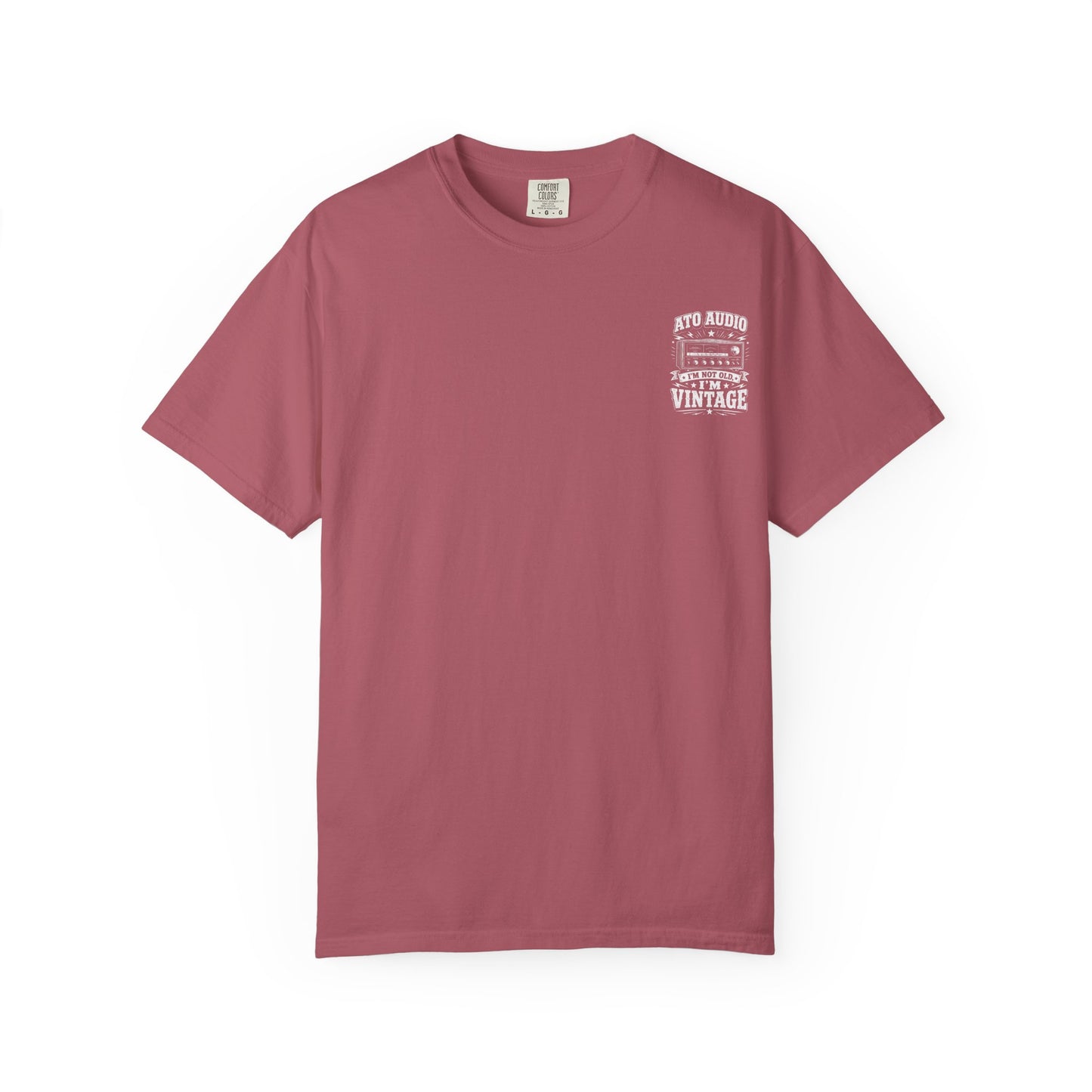 Vintage Audio T-Shirt — "I'm Not Old, I'm Vintage" Retro Stereo Tee