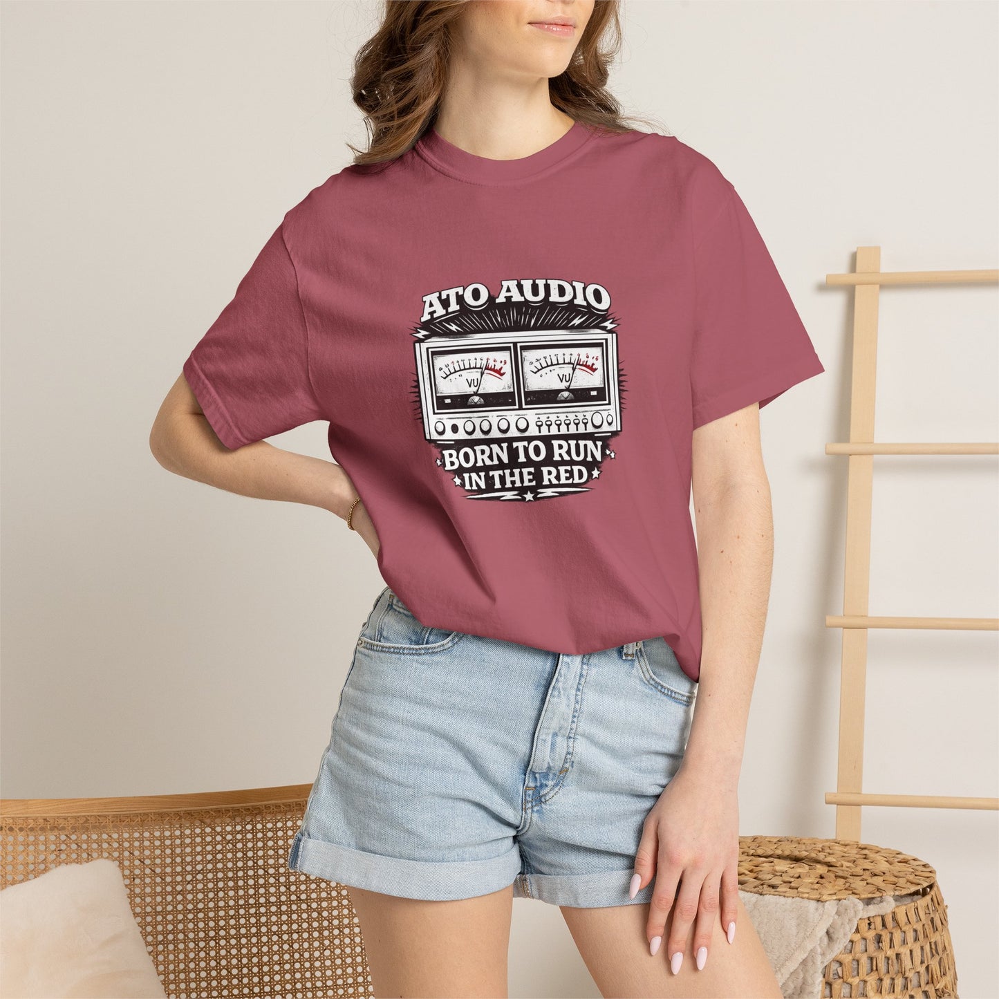 Born to Run In The Red Tape Cassette T-Shirt