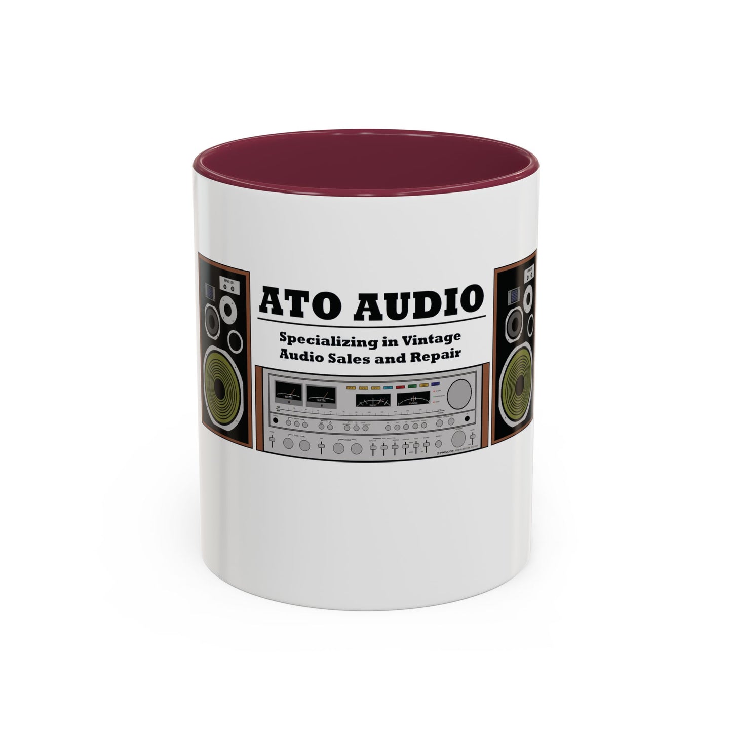 The ATO Audio "Analog Morning" Accent Mug (11oz, 15oz)