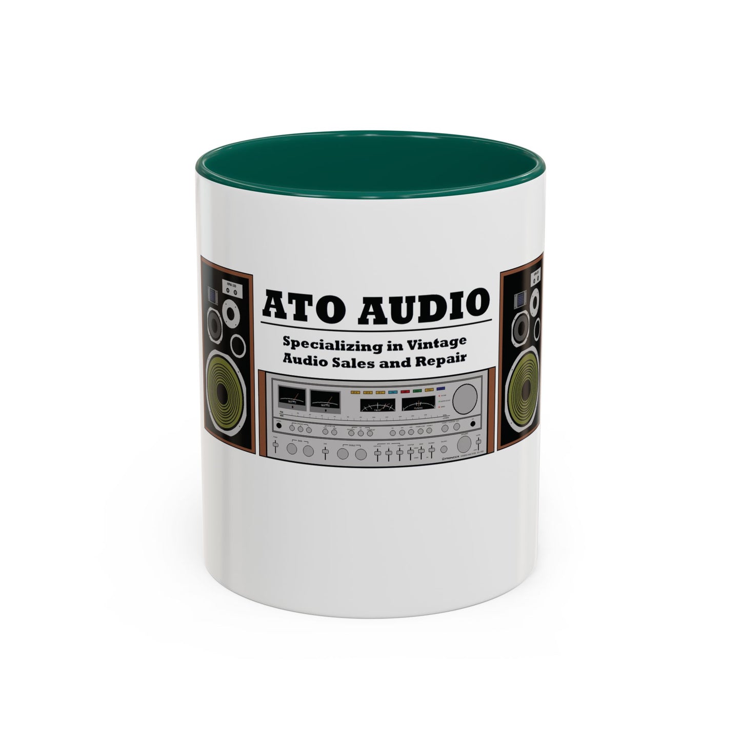 The ATO Audio "Analog Morning" Accent Mug (11oz, 15oz)