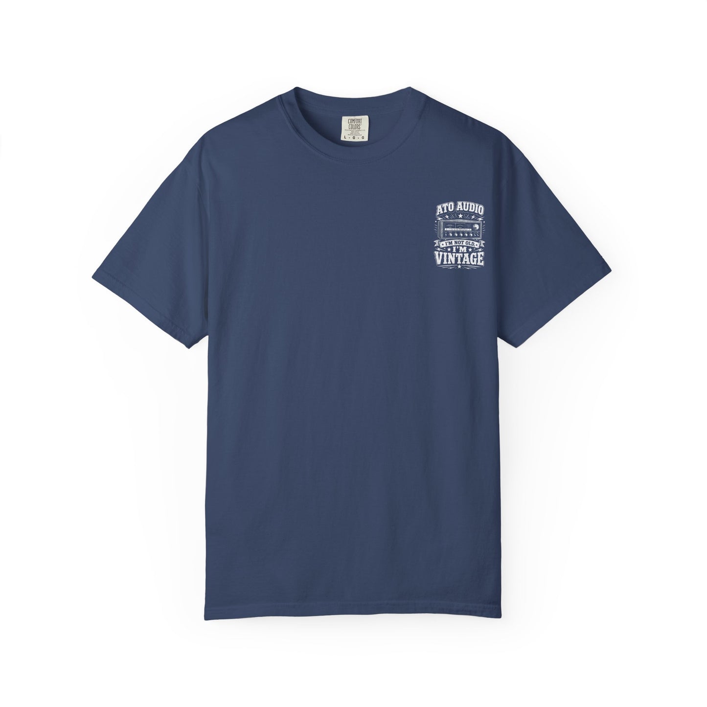 Vintage Audio T-Shirt — "I'm Not Old, I'm Vintage" Retro Stereo Tee
