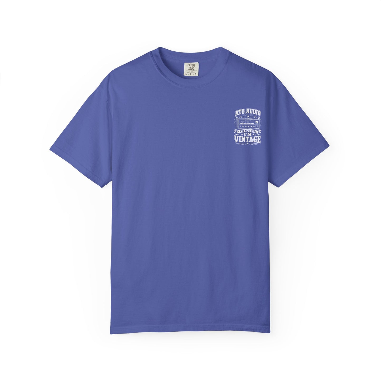 Vintage Audio T-Shirt — "I'm Not Old, I'm Vintage" Retro Stereo Tee