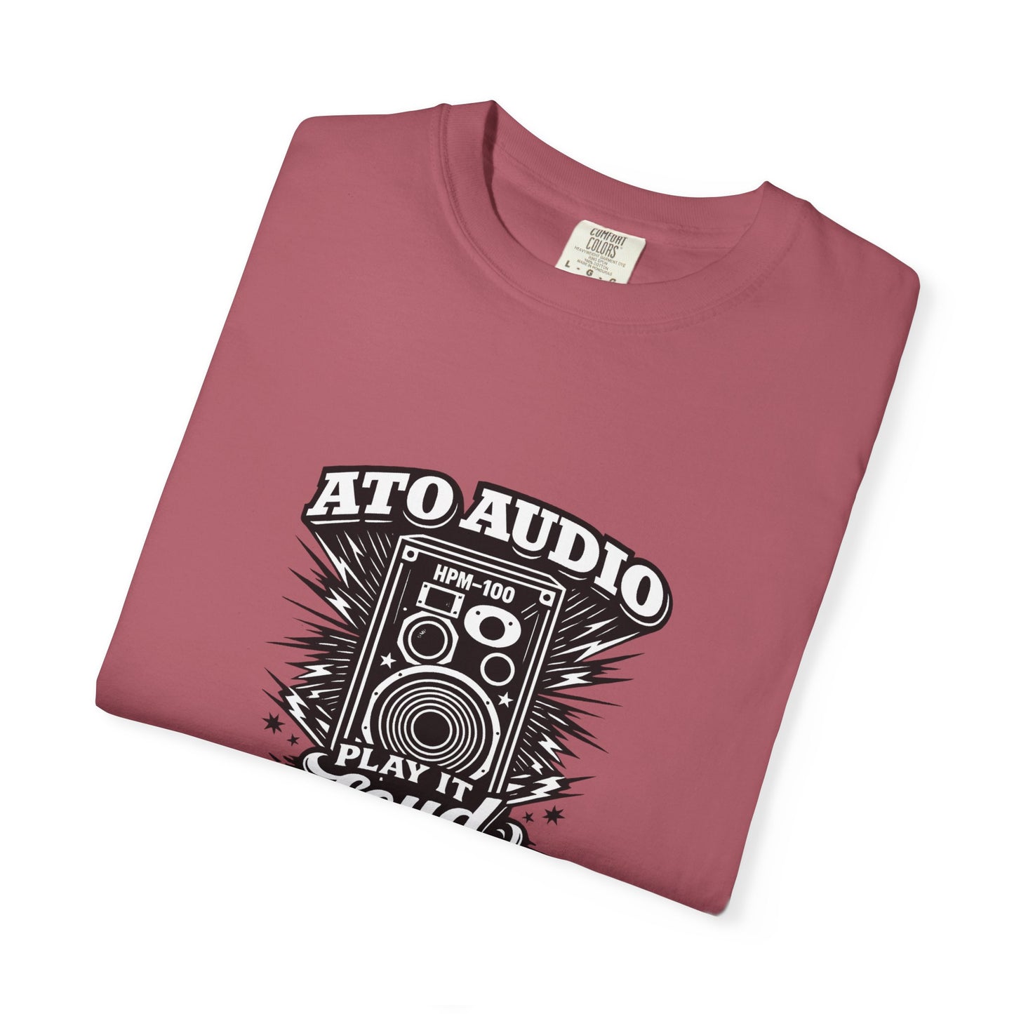 Audio Speaker Vintage T-Shirt — "Play It Loud" Graphic Tee