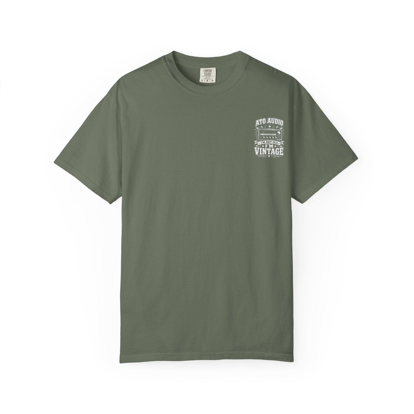 Vintage Audio T-Shirt — "I'm Not Old, I'm Vintage" Retro Stereo Tee
