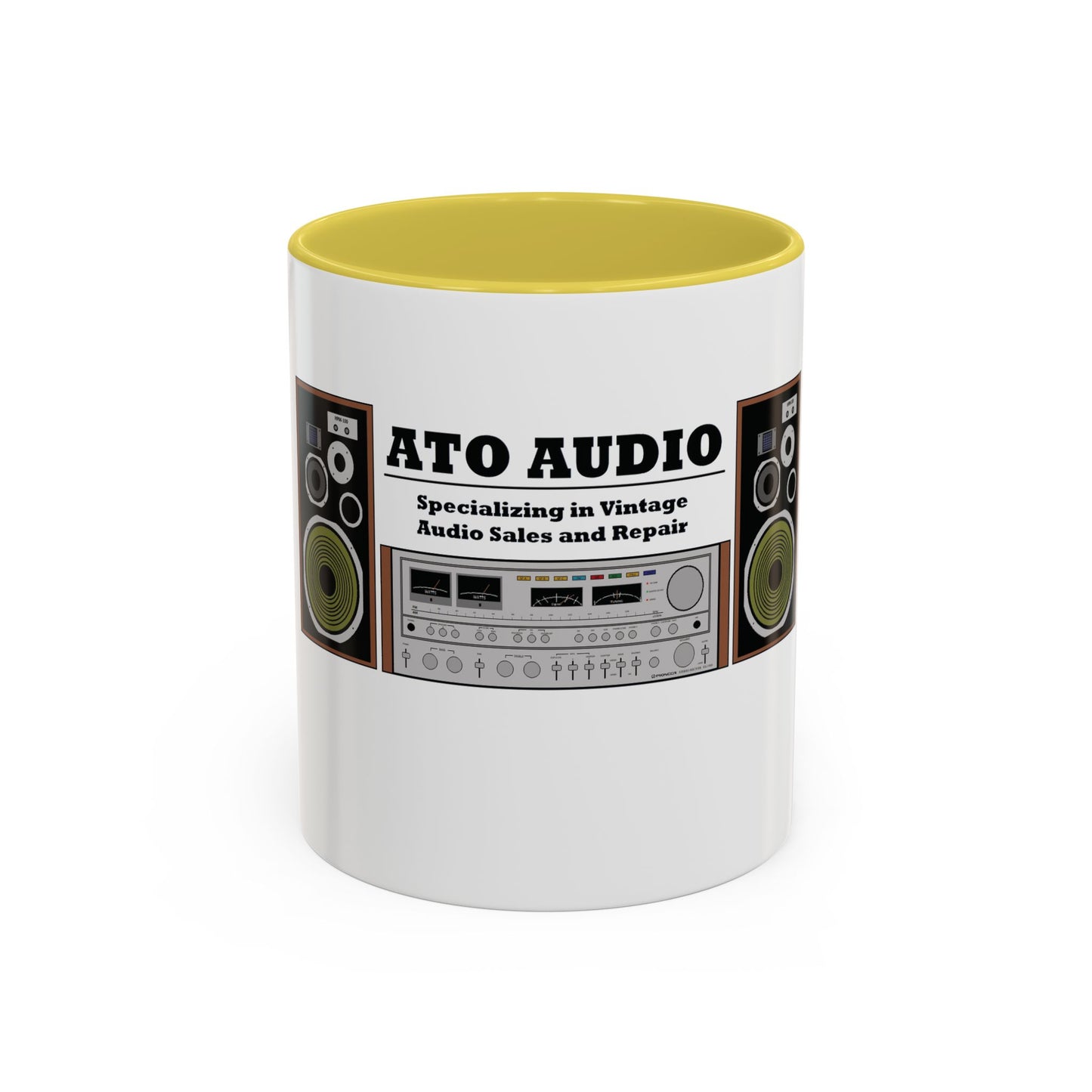 The ATO Audio "Analog Morning" Accent Mug (11oz, 15oz)
