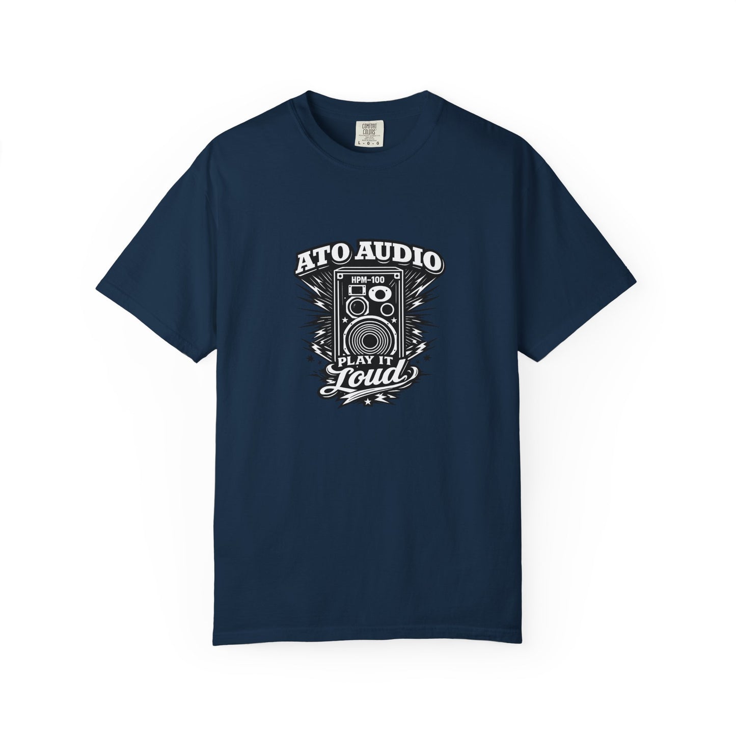 Audio Speaker Vintage T-Shirt — "Play It Loud" Graphic Tee