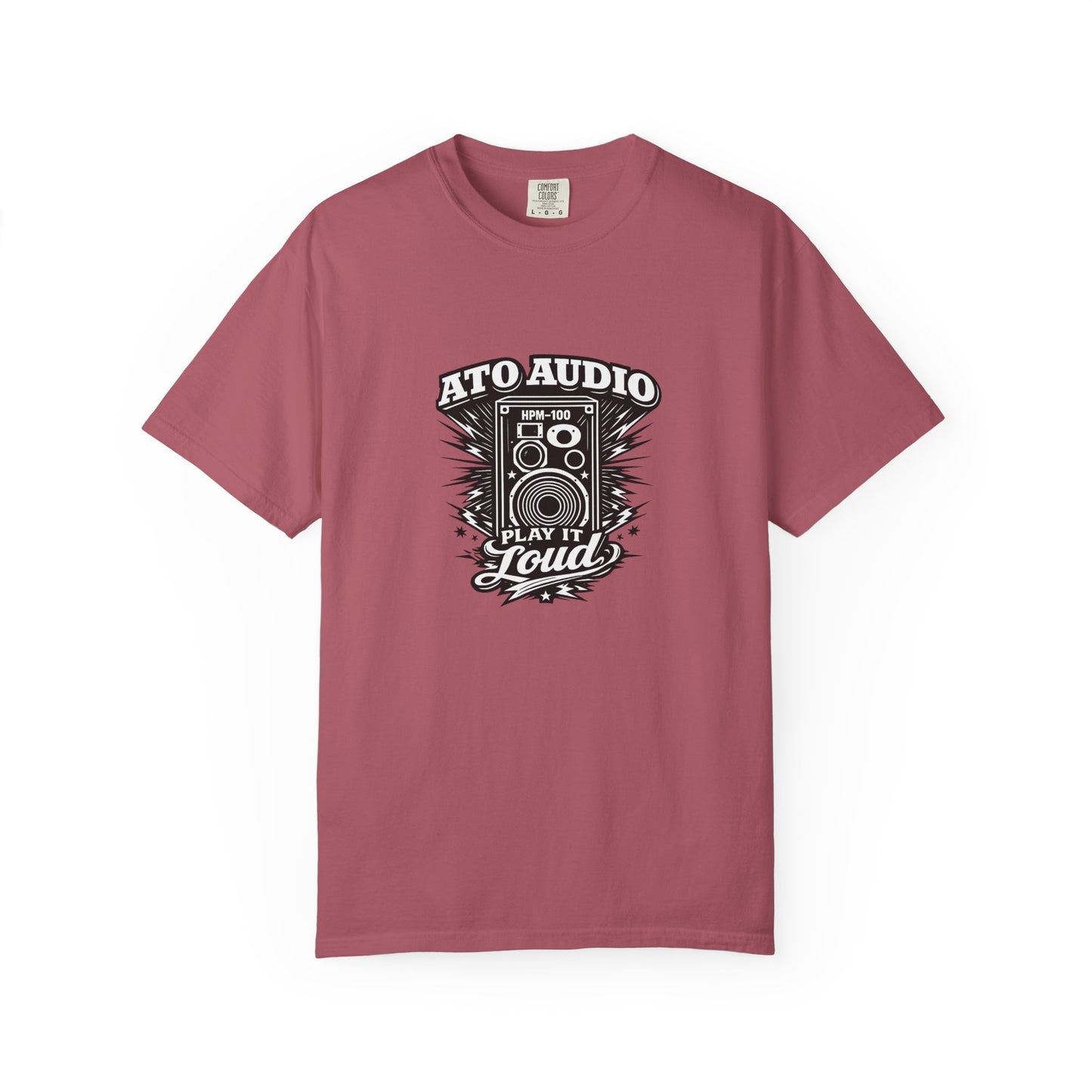 Audio Speaker Vintage T-Shirt — "Play It Loud" Graphic Tee