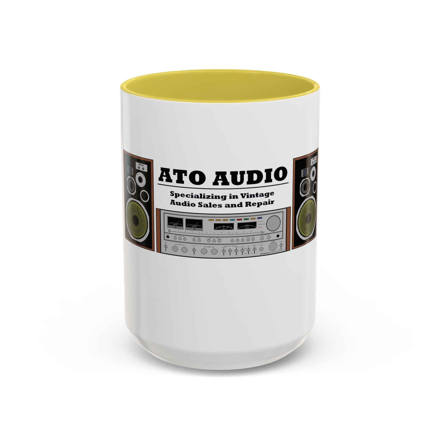 The ATO Audio "Analog Morning" Accent Mug (11oz, 15oz)