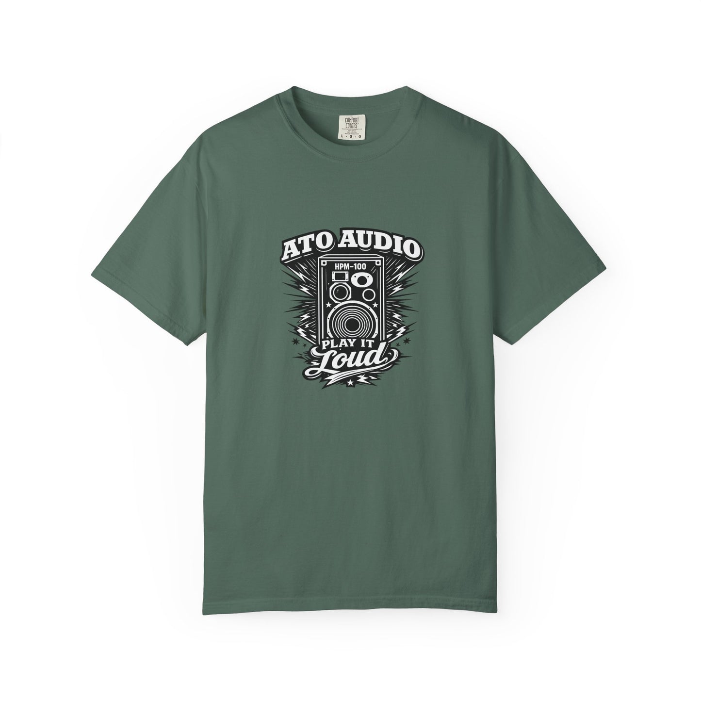 Audio Speaker Vintage T-Shirt — "Play It Loud" Graphic Tee