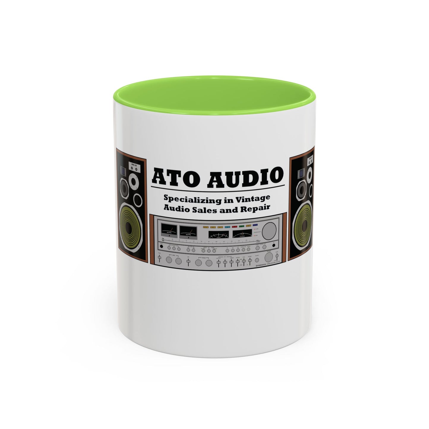The ATO Audio "Analog Morning" Accent Mug (11oz, 15oz)