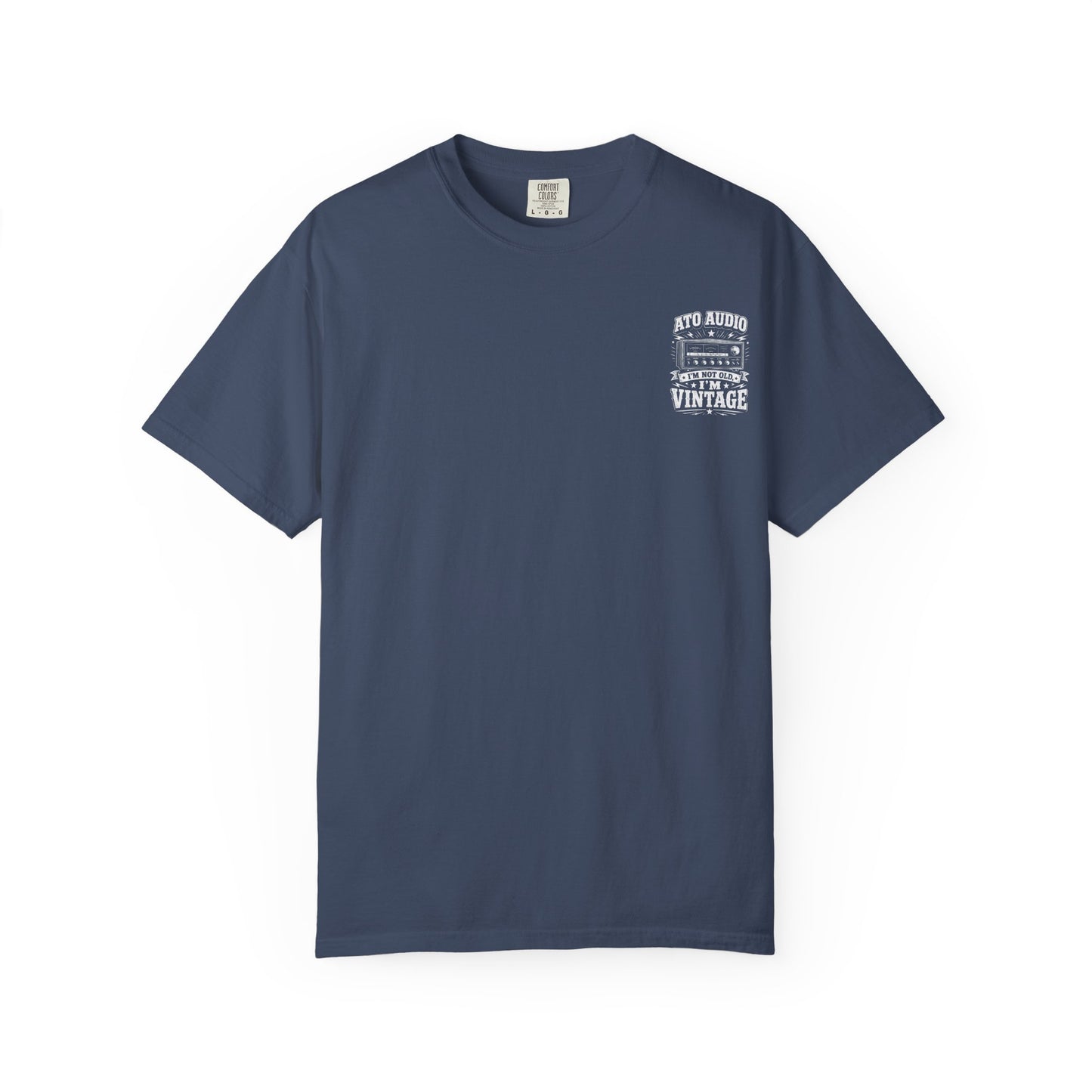 Vintage Audio T-Shirt — "I'm Not Old, I'm Vintage" Retro Stereo Tee