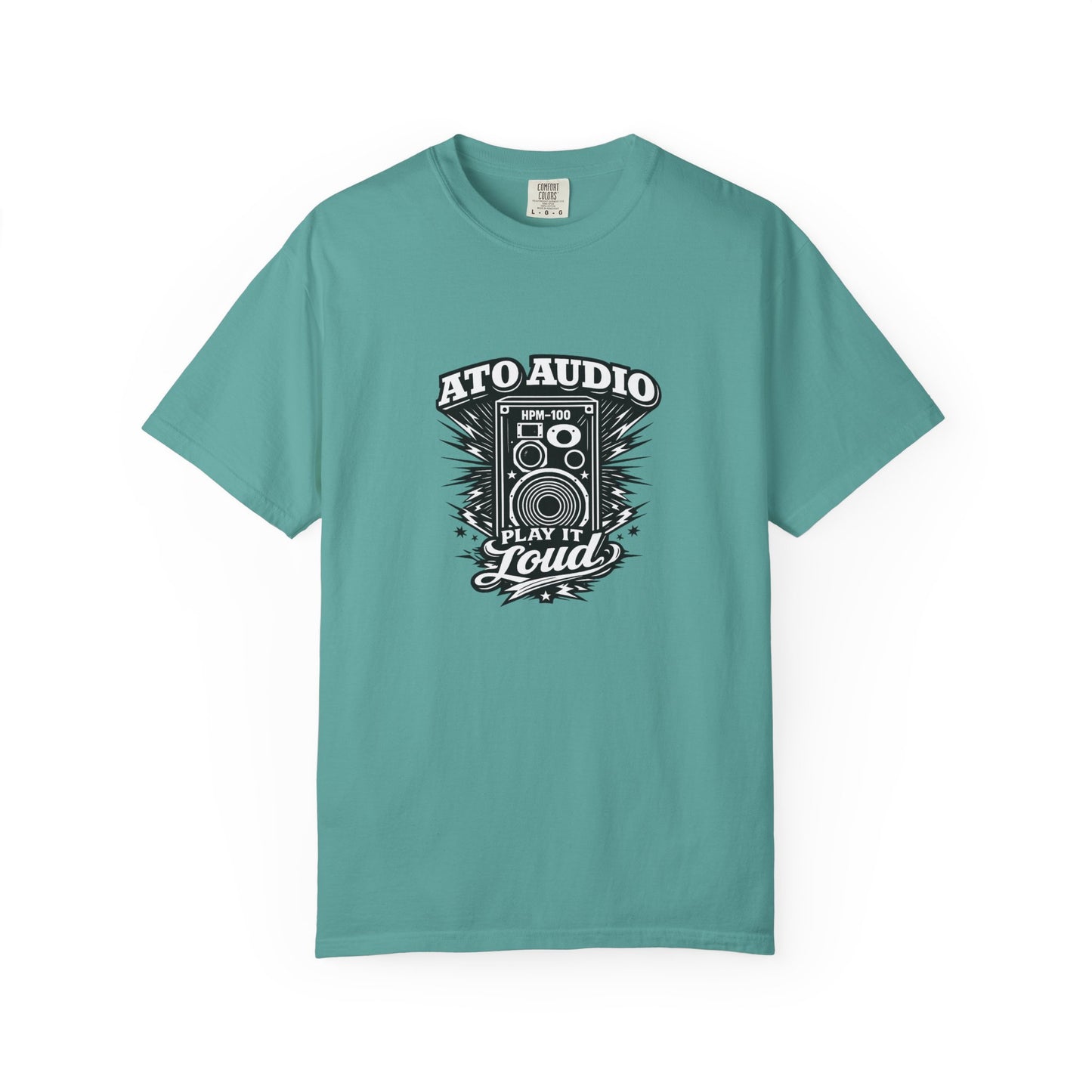 Audio Speaker Vintage T-Shirt — "Play It Loud" Graphic Tee
