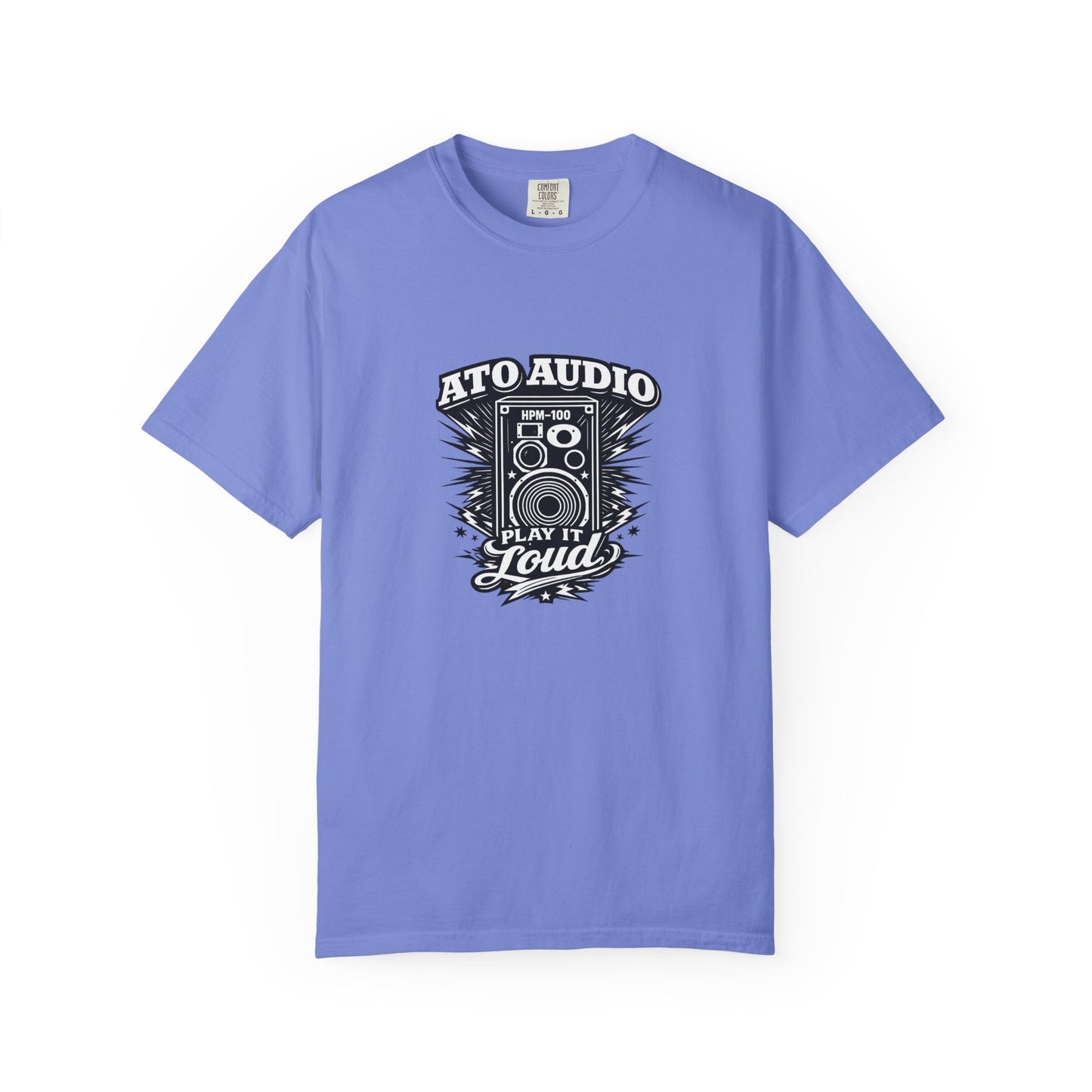 Audio Speaker Vintage T-Shirt — "Play It Loud" Graphic Tee