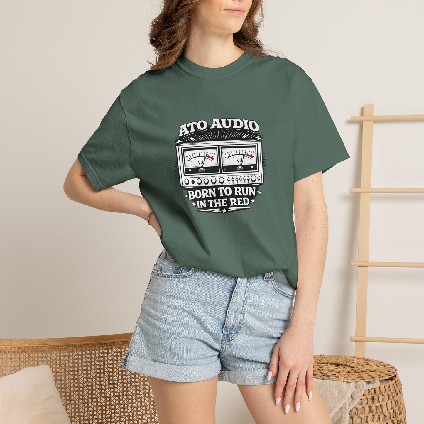 Born to Run In The Red Tape Cassette T-Shirt