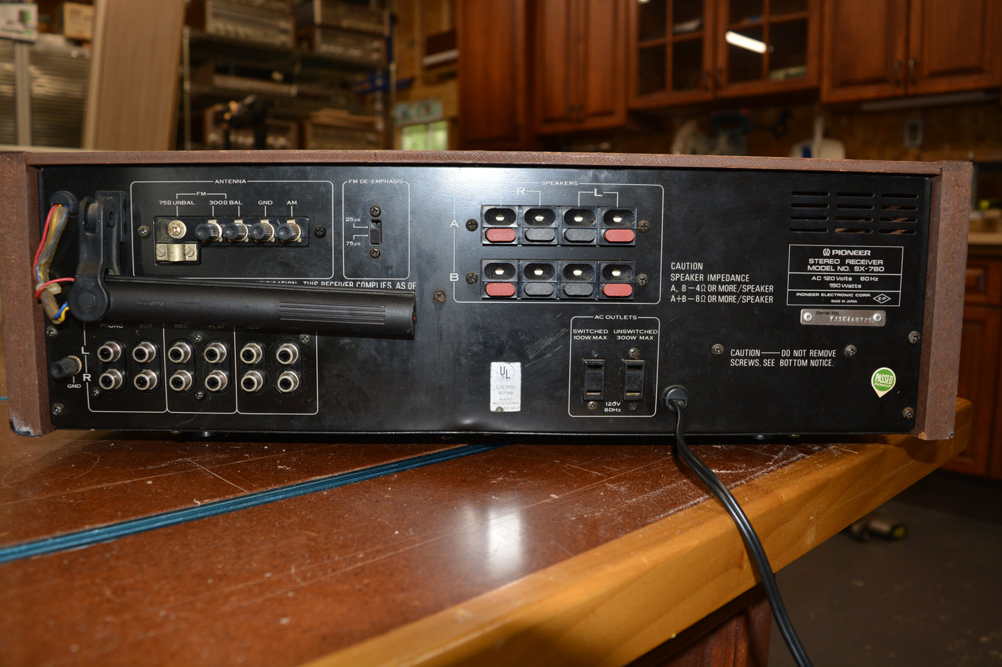**SERVICED** Pioneer SX-780 Vintage Stereo Receiver **WORKING** #3