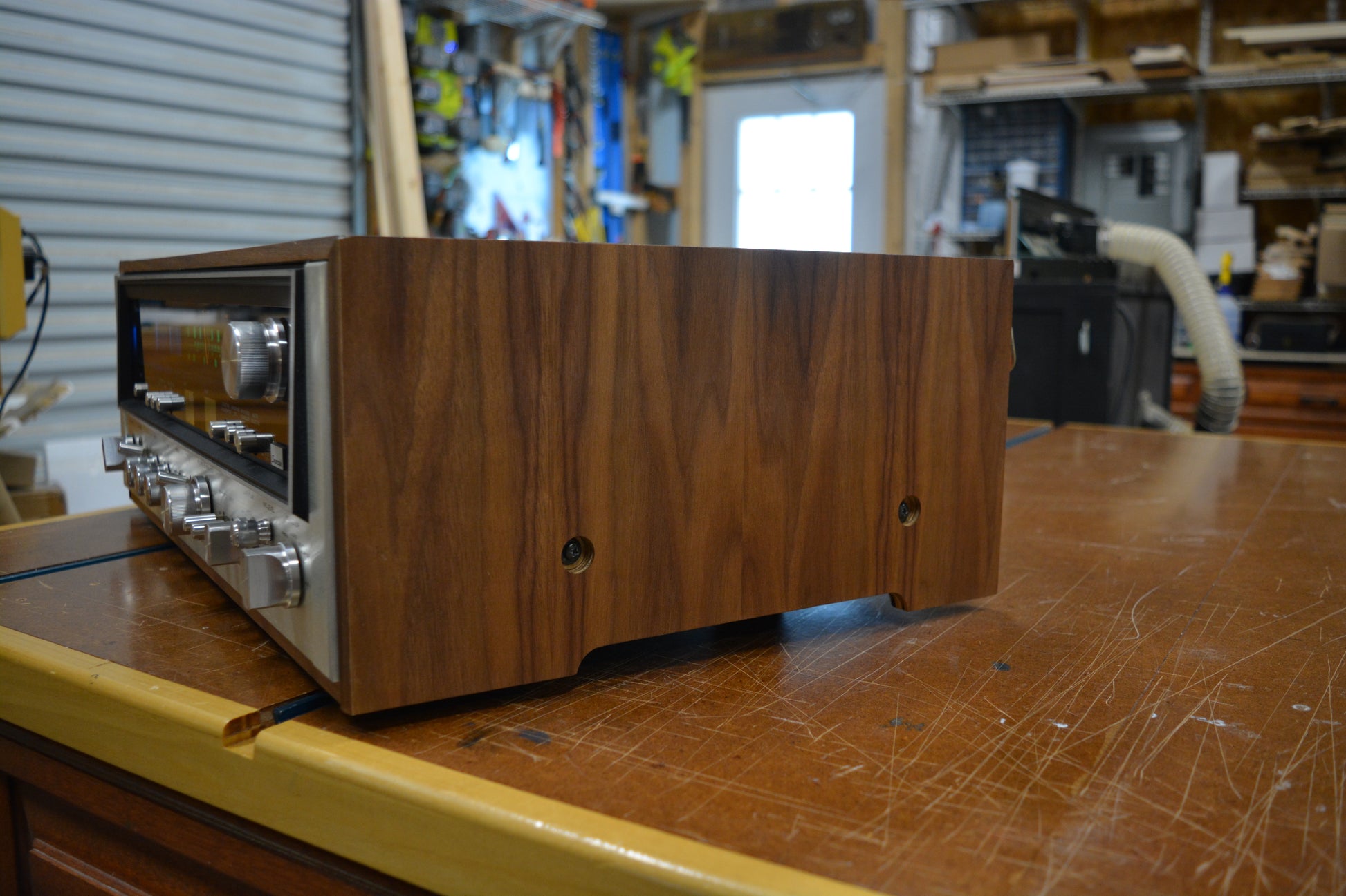 Sansui Nuova Custodia Legno S90 Holzkiste Armadietto 9090DB 9090 - Foto 6