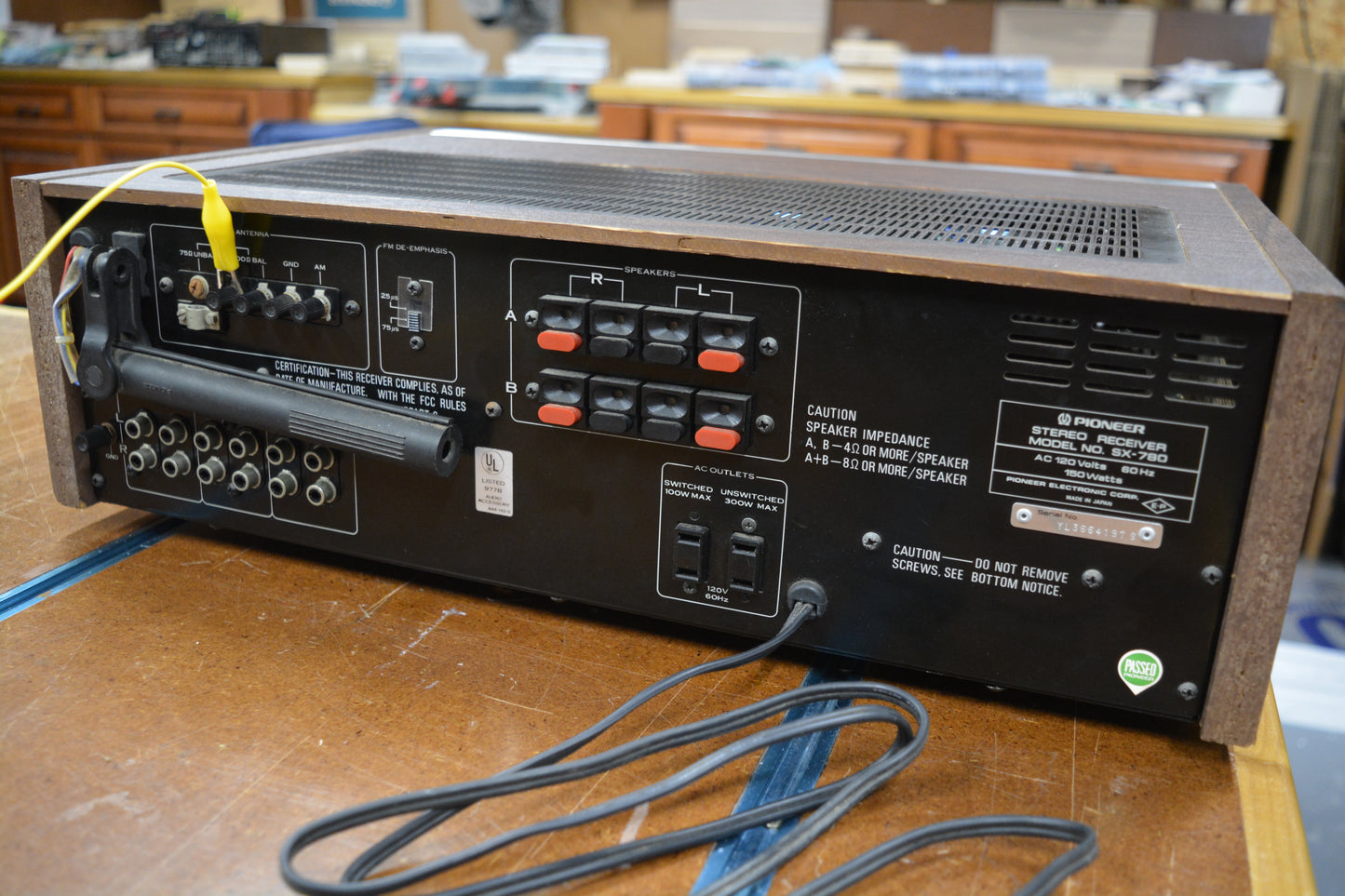 **SERVICED** Pioneer SX-780 Vintage Stereo Receiver **WORKING** 2