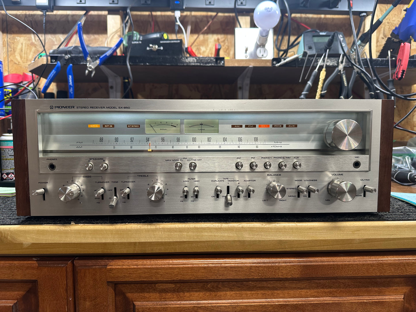 **SERVICED** Pioneer SX-850 Vintage Stereo Receiver