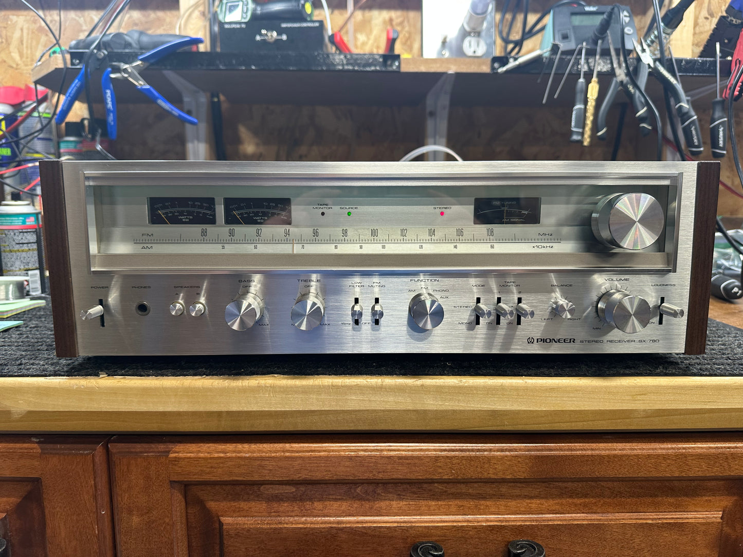 **SERVICED** Pioneer SX-780 Vintage Stereo Receiver **WORKING**