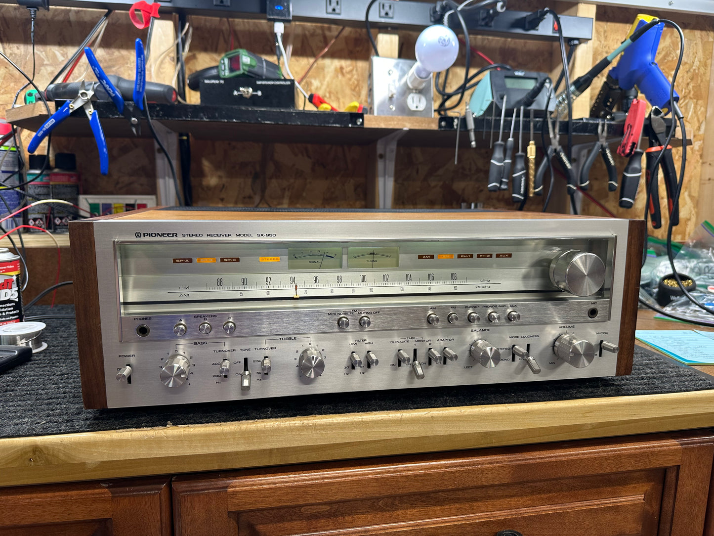 **SERVICED** Pioneer SX-950 Vintage Stereo Receiver