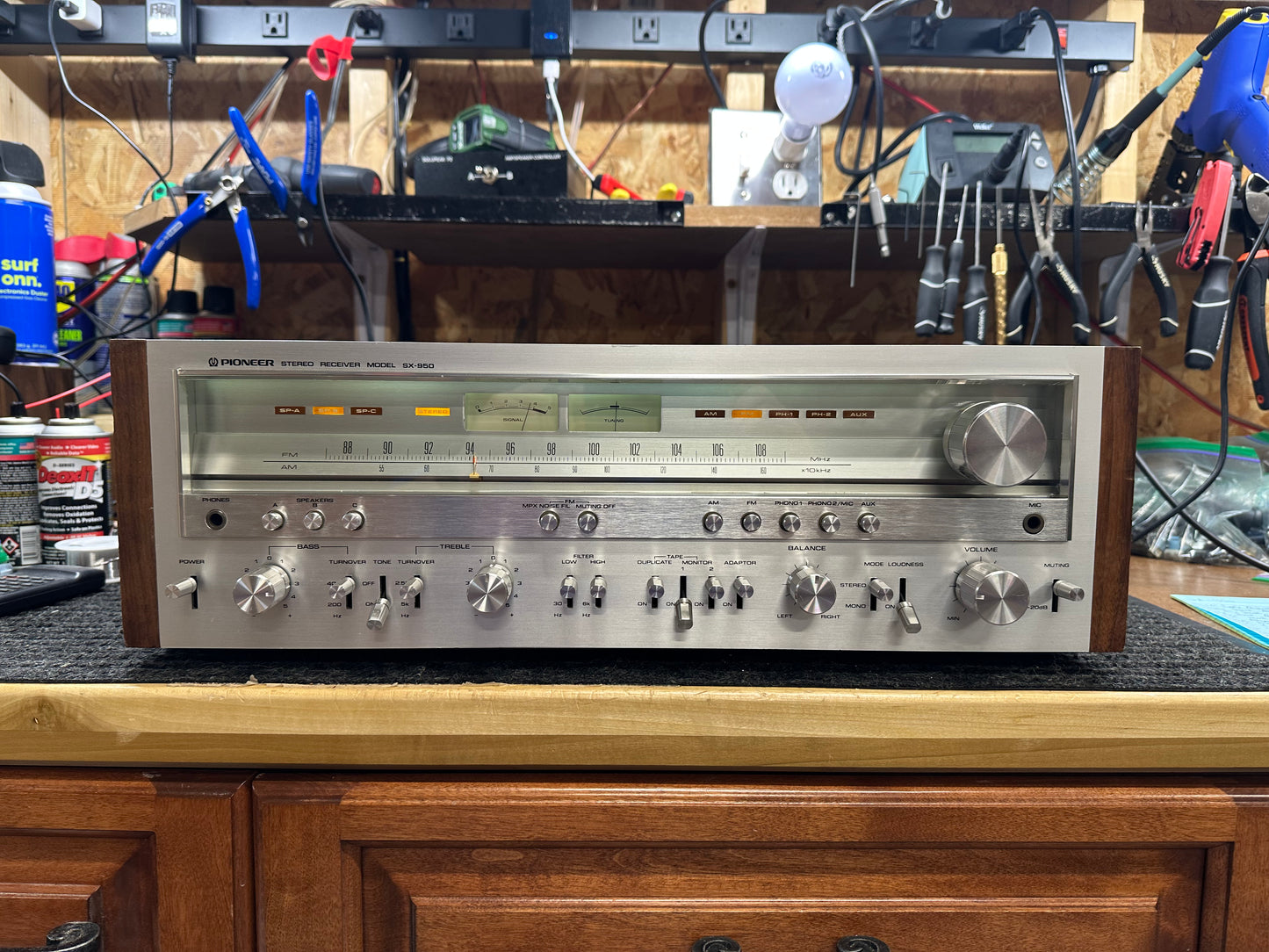 **SERVICED** Pioneer SX-950 Vintage Stereo Receiver