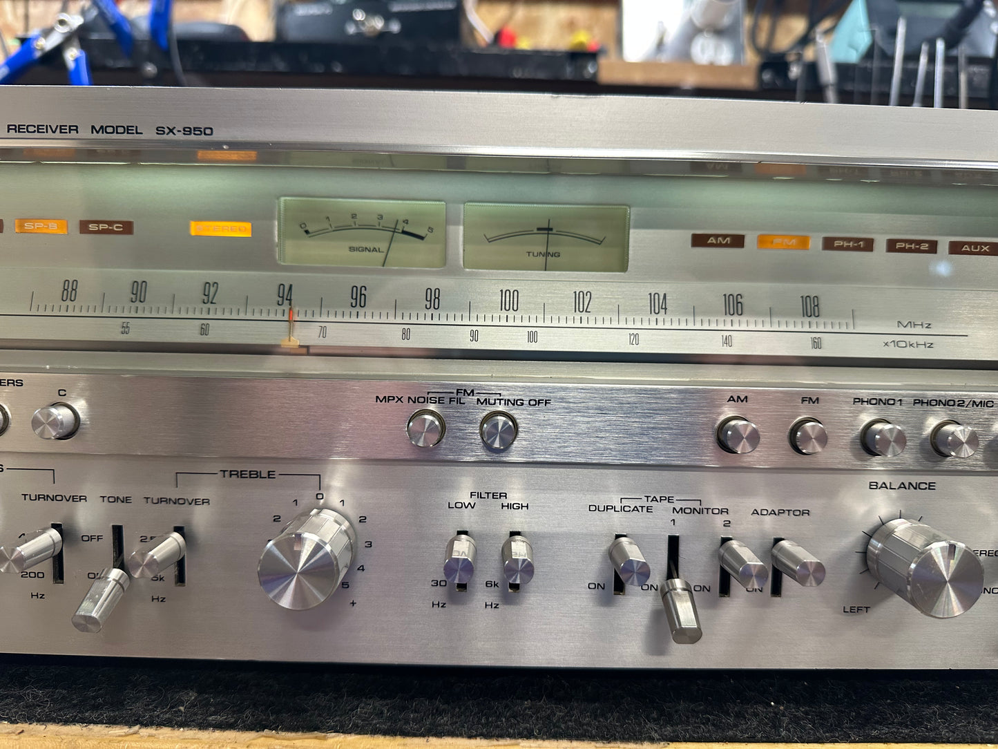 **SERVICED** Pioneer SX-950 Vintage Stereo Receiver