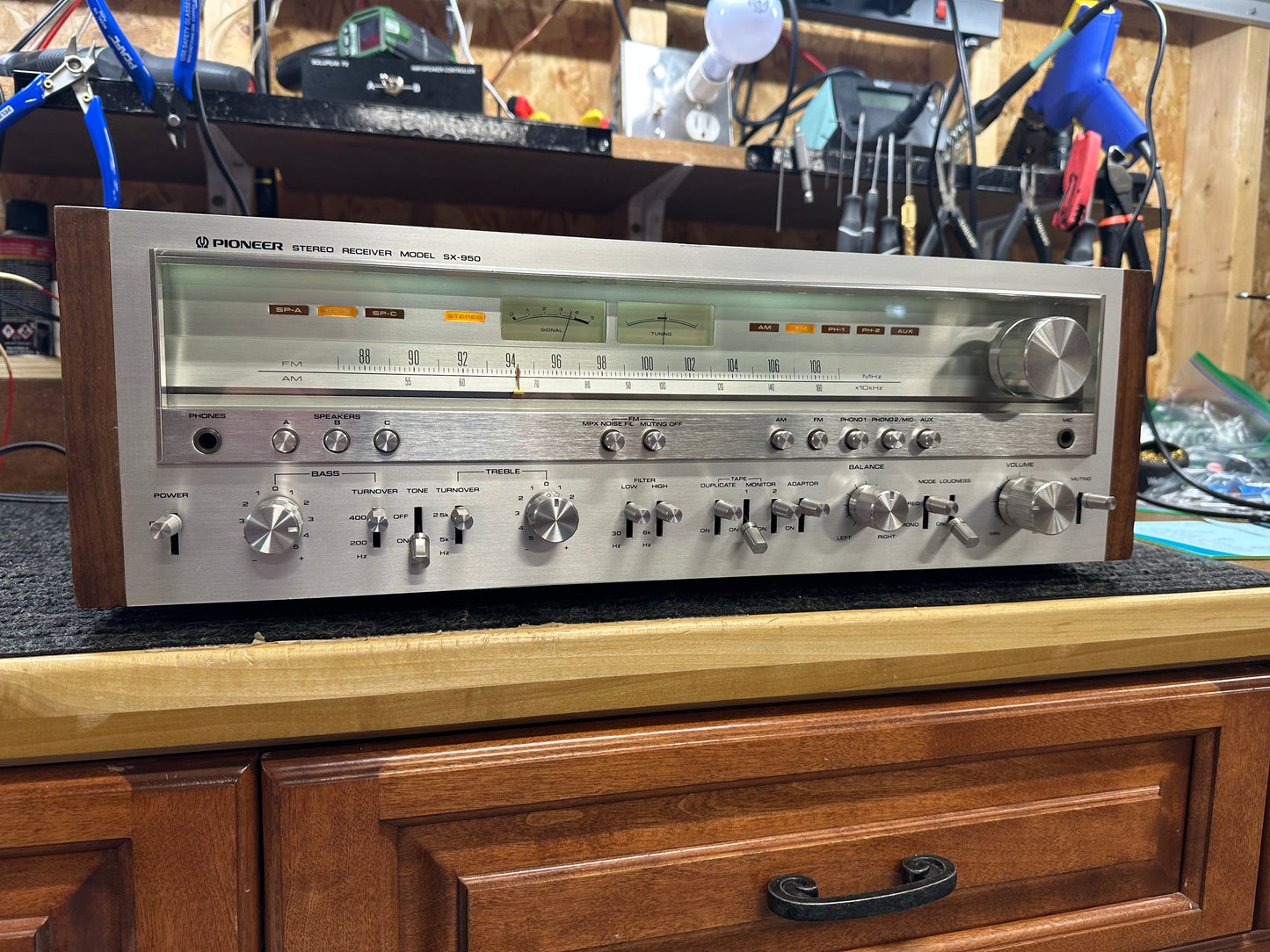 **SERVICED** Pioneer SX-950 Vintage Stereo Receiver